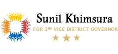 Sunil Khimsura - 2nd VDG Candiate for Dist317F